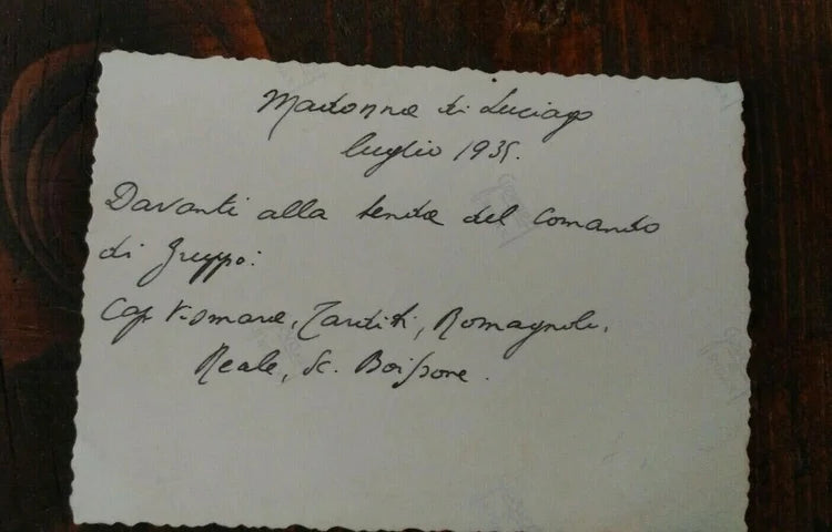Lotto Madonna di Luciago 1935 WW2 Armeno Novara Regio Esercito Italiano
