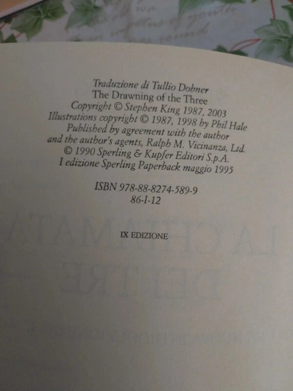 La Chiamata dei Tre La Torre Nera 2 Stephen King