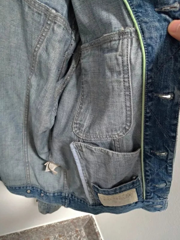 MCS M Giubbotto Jeans Marlboro classics 1987 Medium uomo vintage authentic label