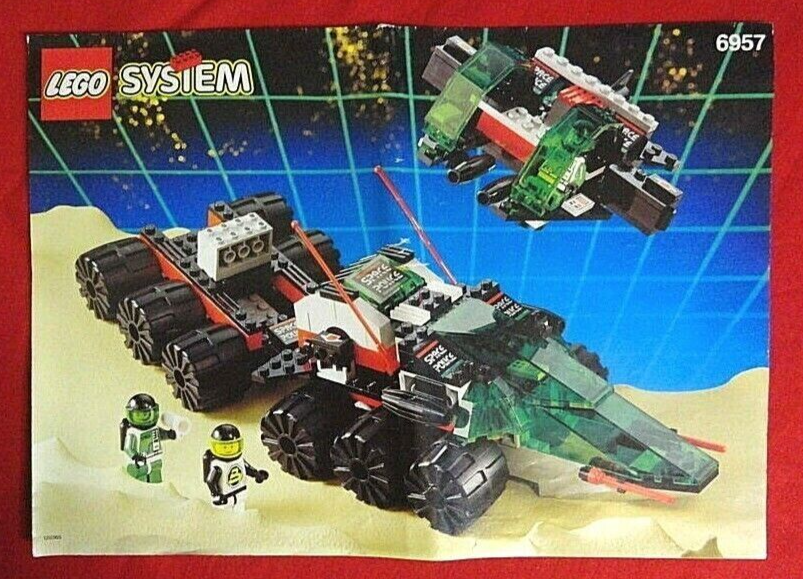 Lego 6957 Solar Snooper 1992 Space Police 100 % Completo