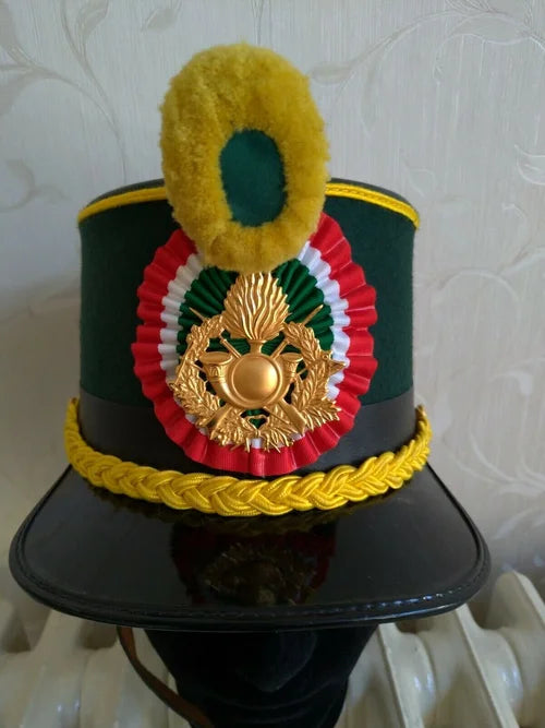 Kepi Grande Uniforme Accademia GUARDIA FINANZA GDF Fiamme Gialle Cappello Kepy