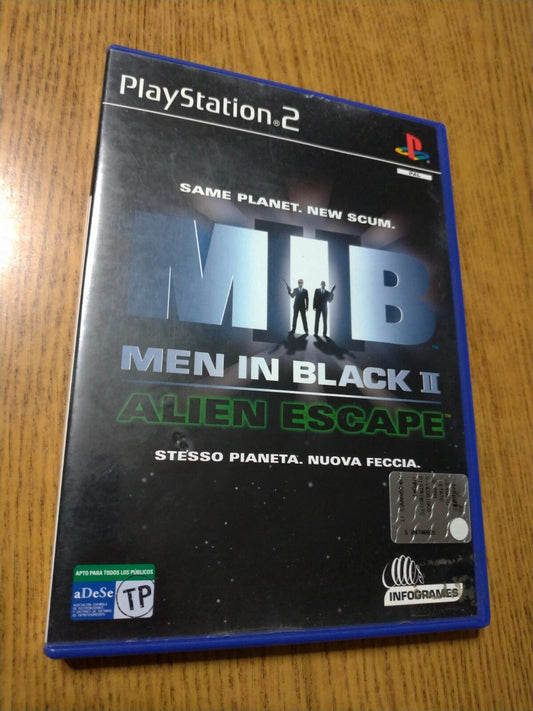 MIB MAN IN BLACK II ALIEN ESCAPE PS2 Playstation 2