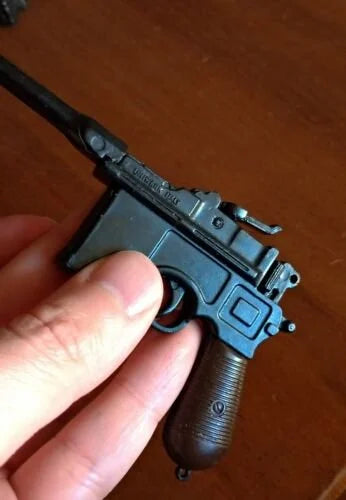 Mauser C96 1896 7,63 UNIWERK Pistola Giocattolo SCALA 1:2,5