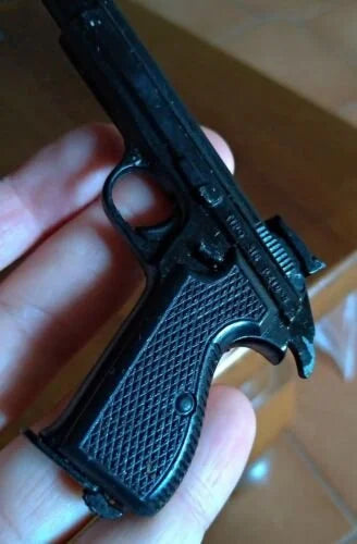 SIG P 210-5 MAM ARMODELLI UNIWERK Pistola Giocattolo SCALA 1:2,5 VINTAGE '70
