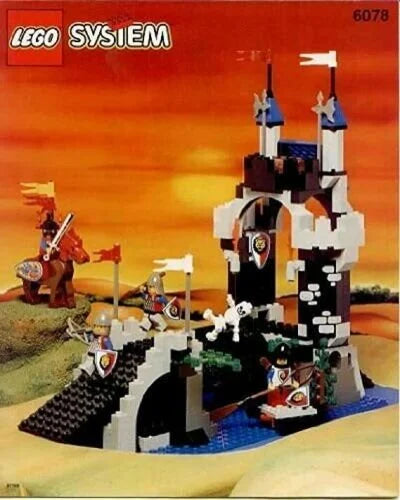 LEGO 6078 Royal Drawbridge 1995 CASTLE Royal Knights