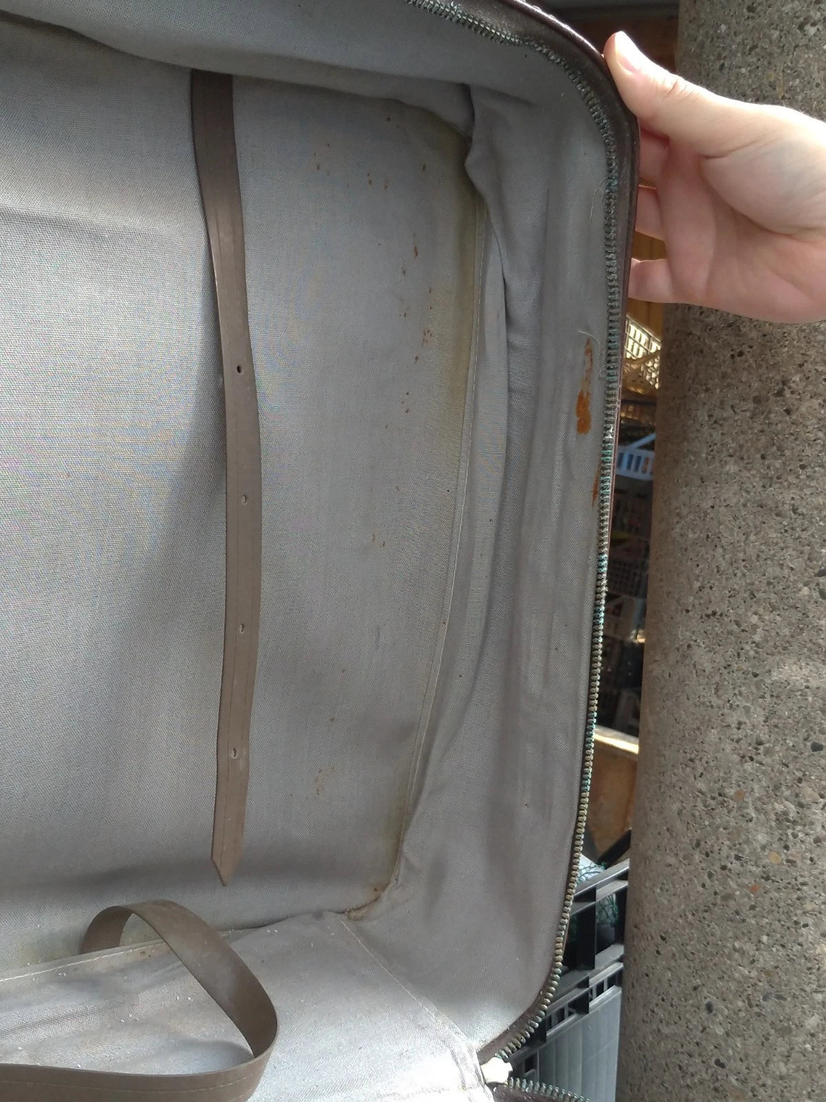 Borsa Borsone Vintage da Viaggio Vera Pelle