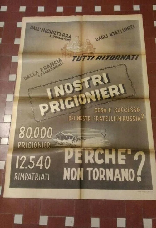 Manifesto Anti Comunismo Russia Elezioni 1948