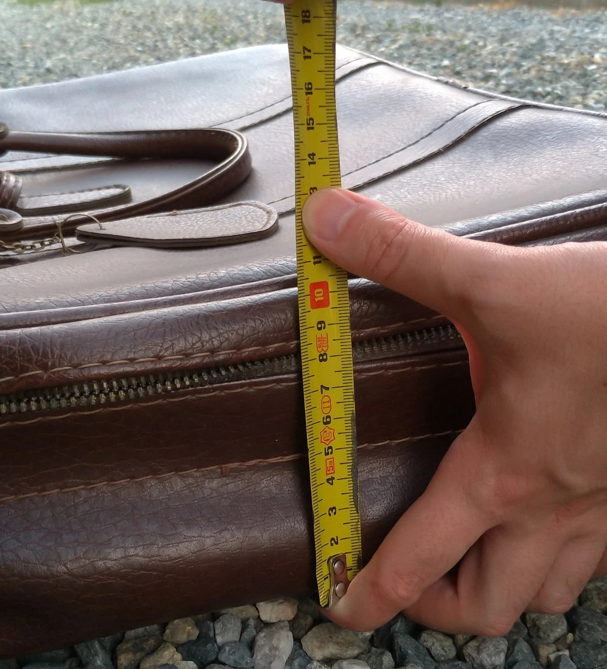 Borsa Borsone Vintage da Viaggio Vera Pelle