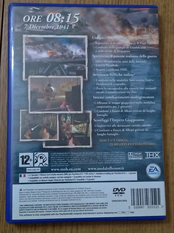 Medal of Honor Rising Sun PlayStation 2 PS2