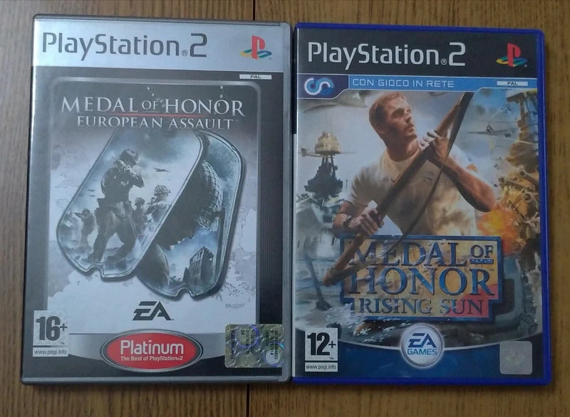 Medal of Honor Rising Sun + European Assault PlayStation 2