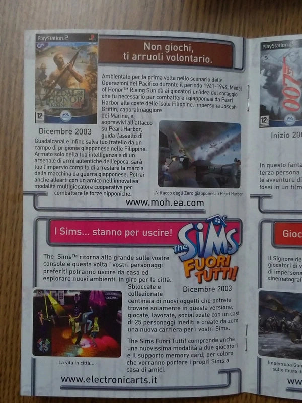 Medal of Honor Rising Sun Playstation 2