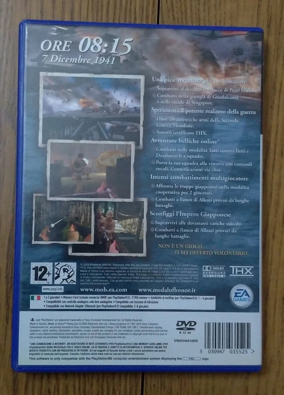 Medal of Honor Rising Sun Playstation 2