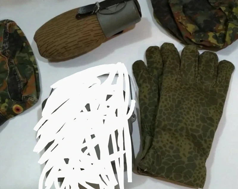 Lotto Militaria Germania Guanti Borraccia Militare