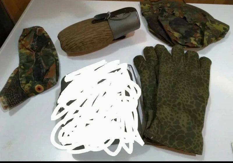 Lotto Militaria Germania Guanti Borraccia Militare