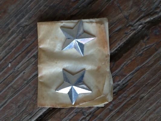 Coppia Stellette Argentate