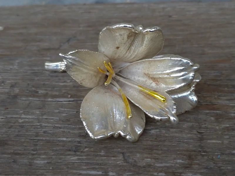 Fiore Argento 925 Pierre Vintage Flower