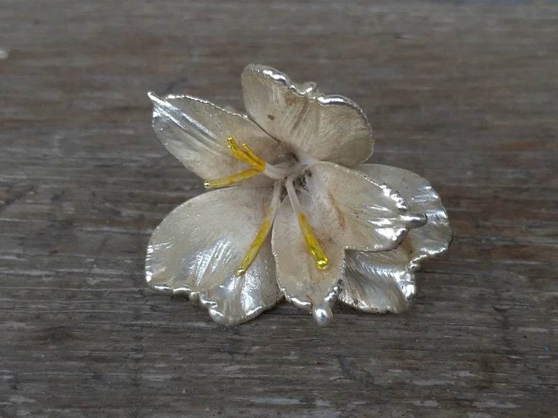 Fiore Argento 925 Pierre Vintage Flower