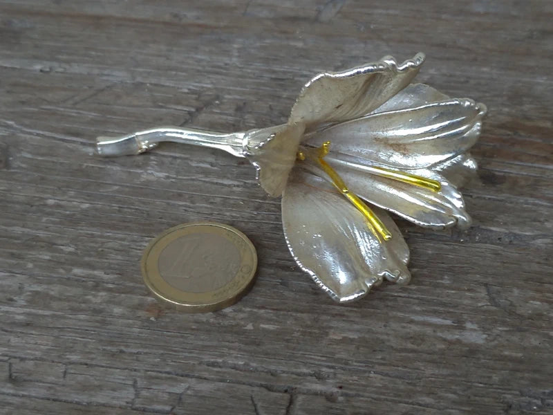 Fiore Argento 925 Pierre Vintage Flower