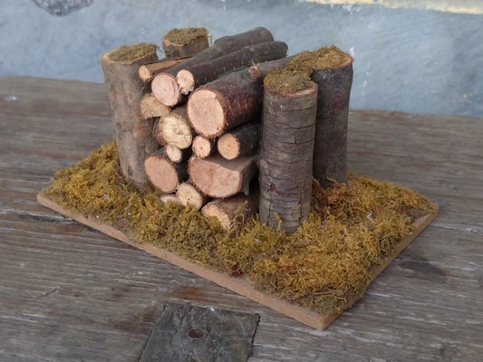 Presepe Diorama Vintage in Legno