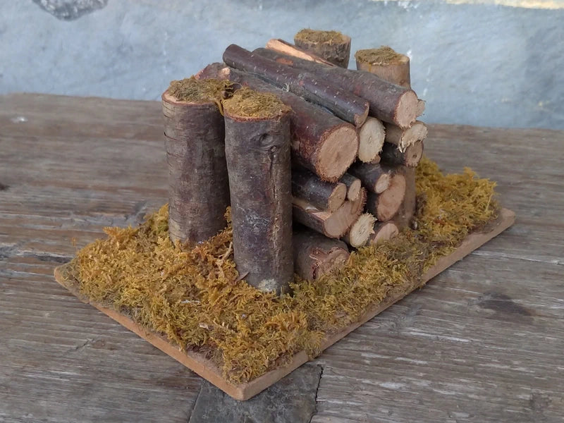 Presepe Diorama Vintage in Legno