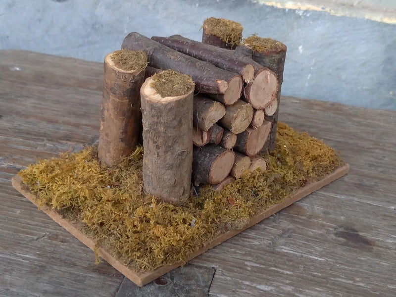 Presepe Diorama Vintage in Legno