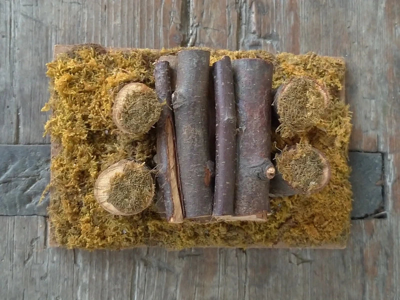 Presepe Diorama Vintage in Legno