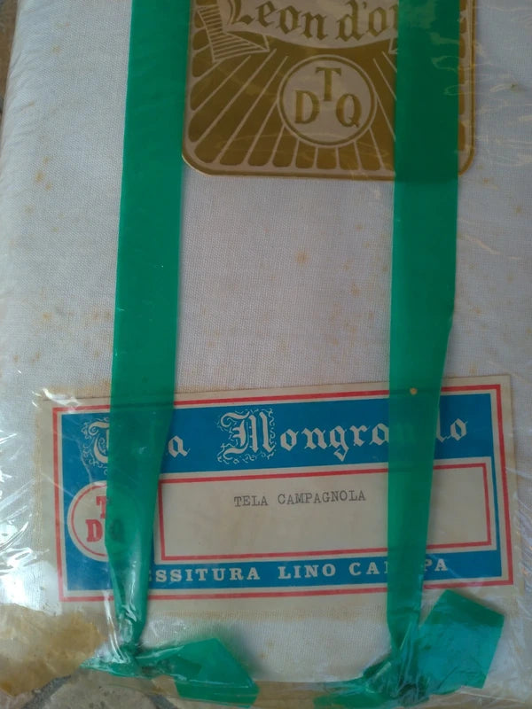Tela Campagnola Leon d'Oro Mongrando DTQ lenzuola vintage
