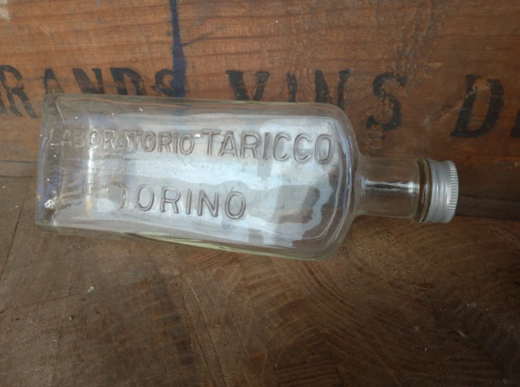 Bottiglie Farmacia Laboratorio Taricco Torino - Fosfojodarseno Calosi Tonico