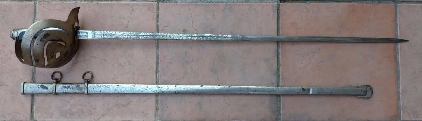 Sciabola da Ufficiale di Cavalleria e Artiglieria Regio Esercito Italiano SARDI TORINO