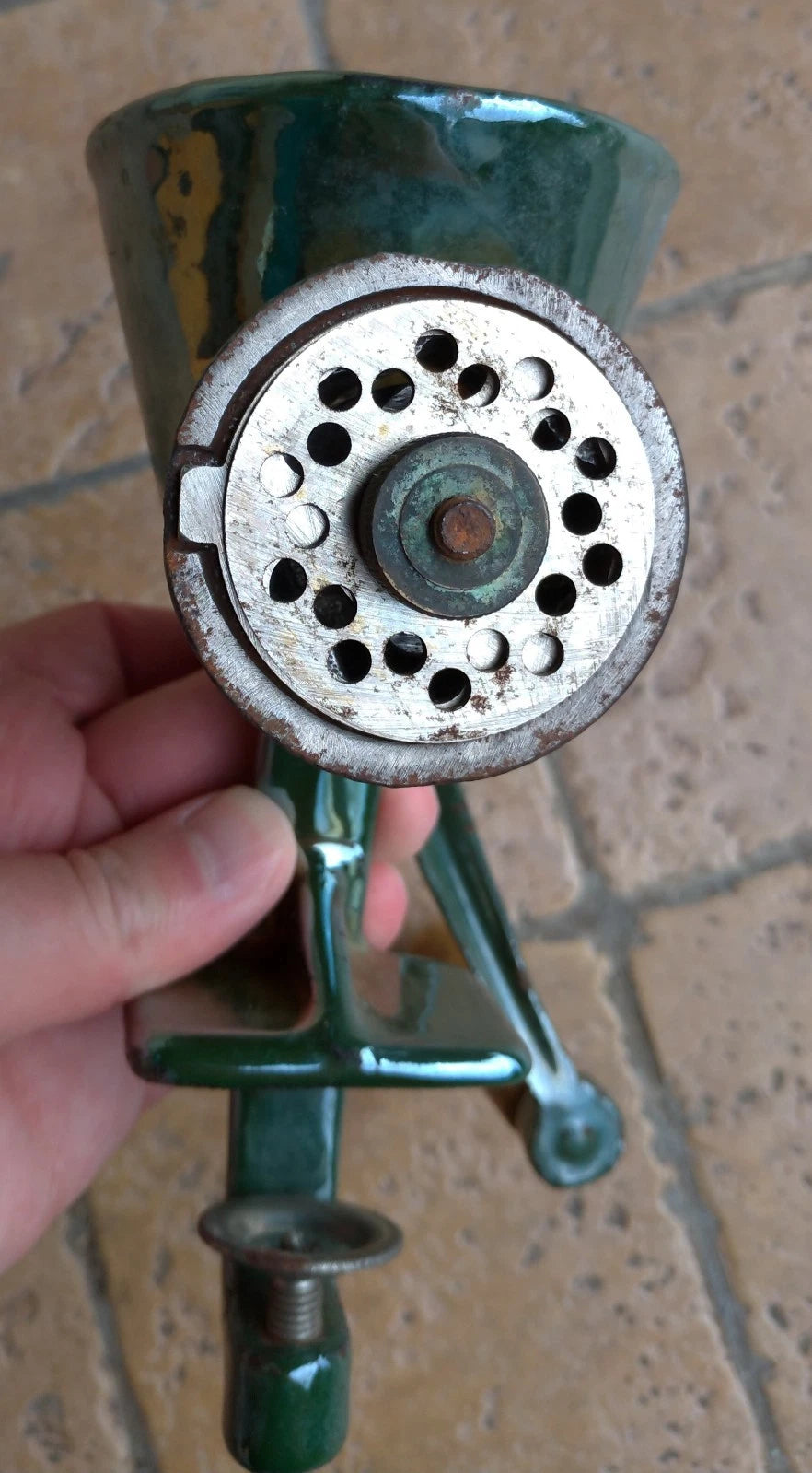 Tritacarne da Banco Smaltato