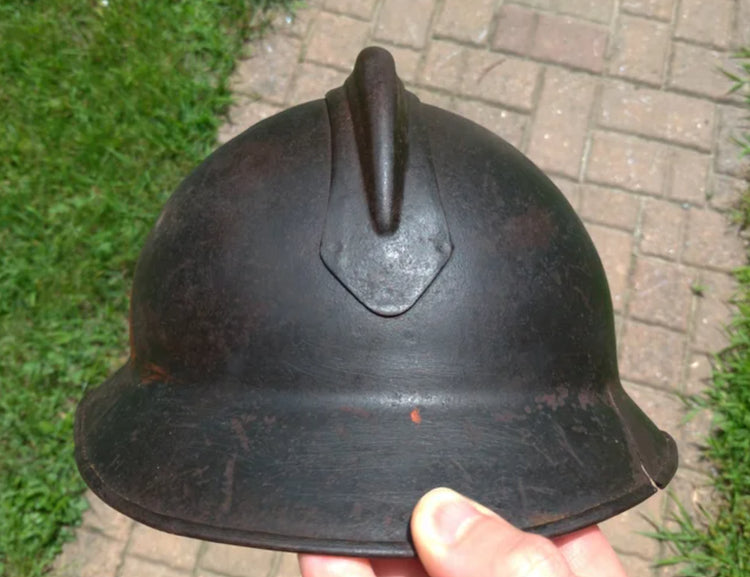 Elmetto Adrian 1916 riutilizzo Partigiano Brigate Garibaldi