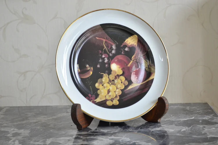 Piatti in porcellana Decorazione Artigianale