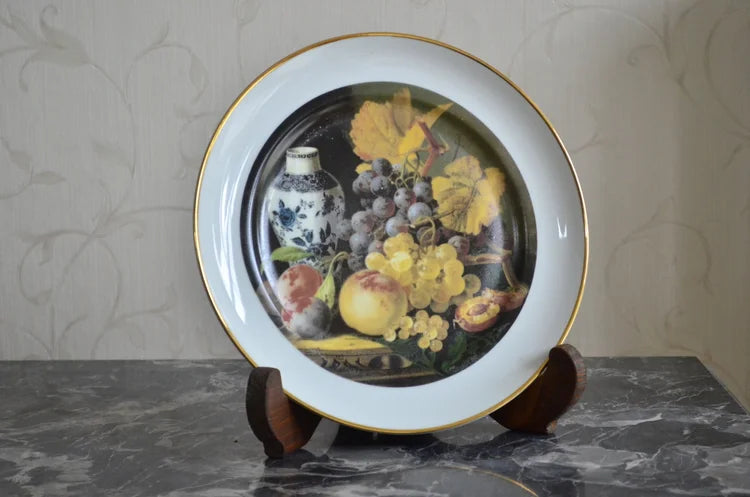 Piatti in porcellana Decorazione Artigianale