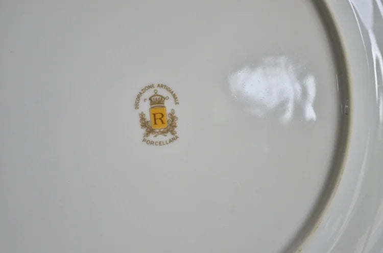 Piatti in porcellana Decorazione Artigianale