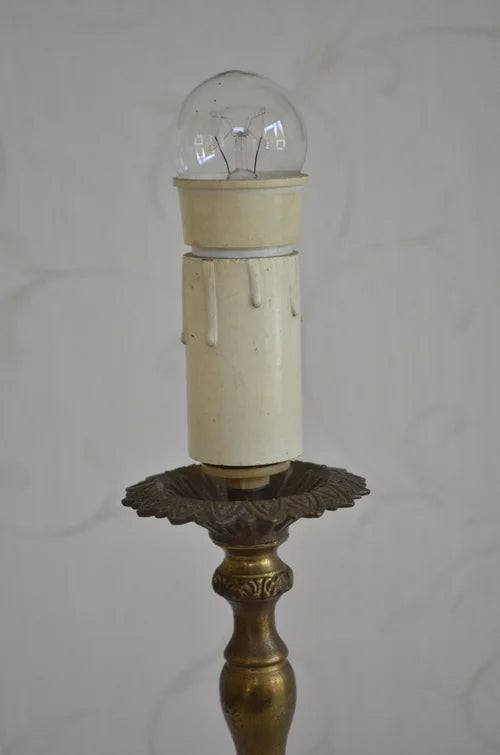 Lampada Vintage in Ottone a Candela