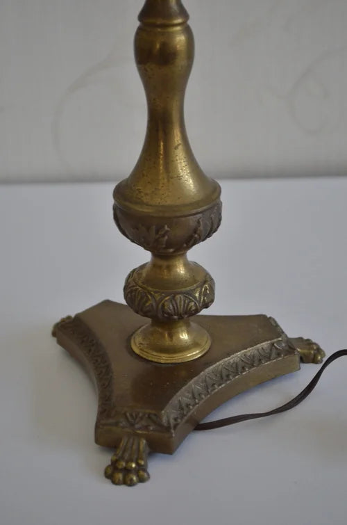 Lampada Vintage in Ottone a Candela