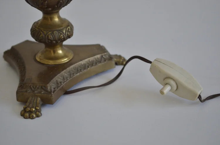 Lampada Vintage in Ottone a Candela