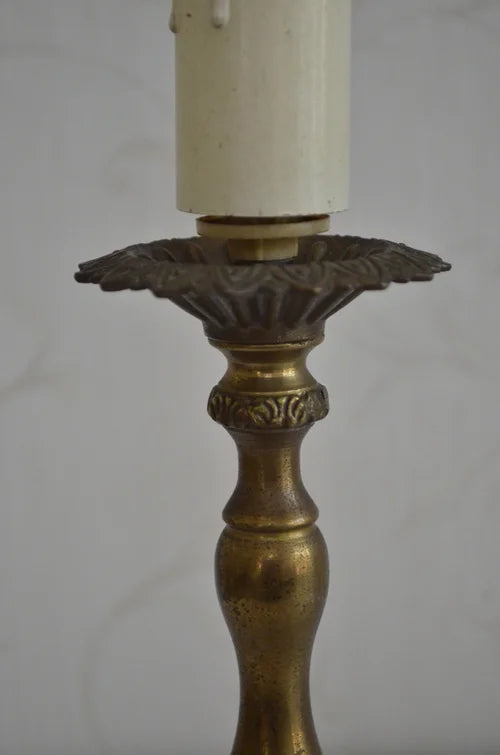 Lampada Vintage in Ottone a Candela