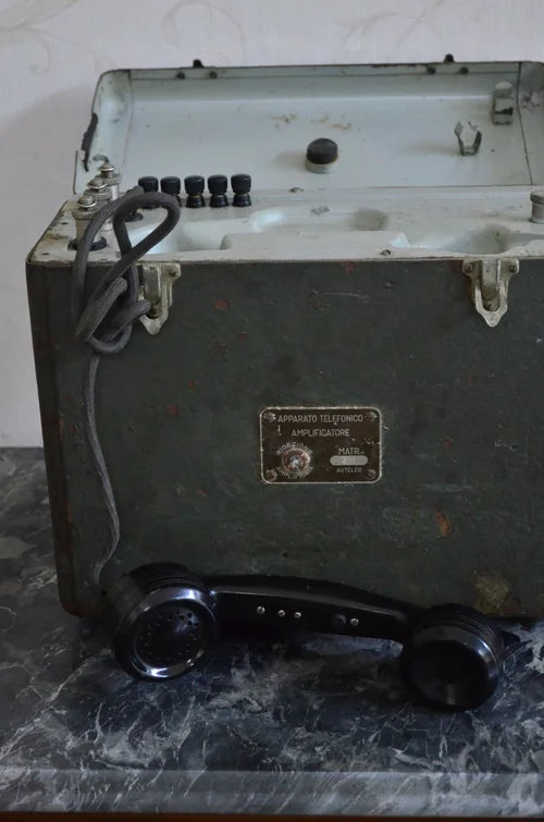 Autelco Apparato Telefonico Amplificatore Militare