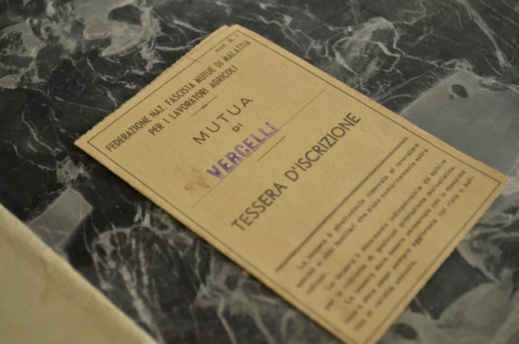 Libretti mutua Era Fascista Vercelli