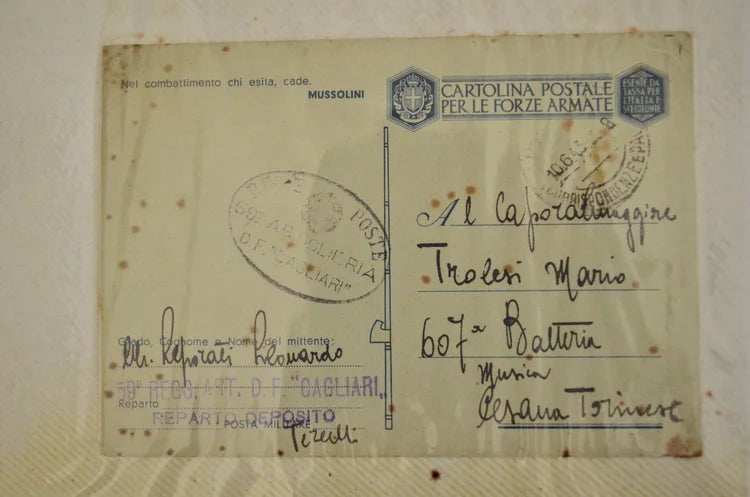 59° Artiglieria Cagliari 607° Batteria Regio Esercito Italiano