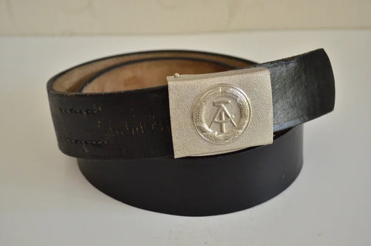 Cinturone Cuoio Esercito Tedesco NVA