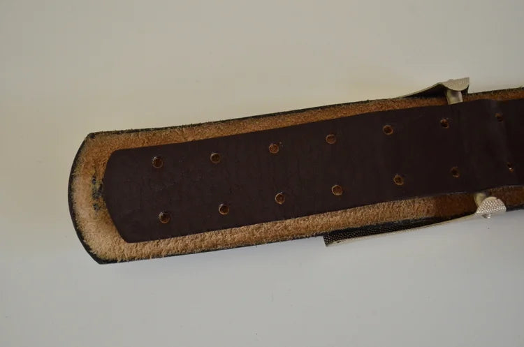 Cinturone Cuoio Esercito Tedesco NVA