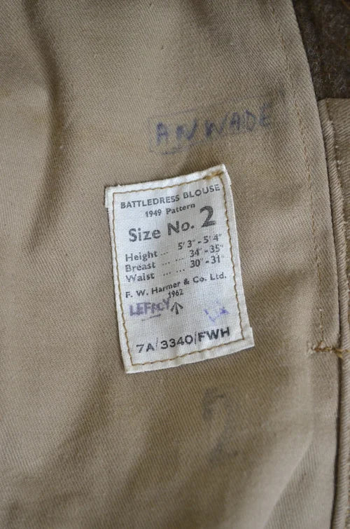 Battledress 1949 Inglese