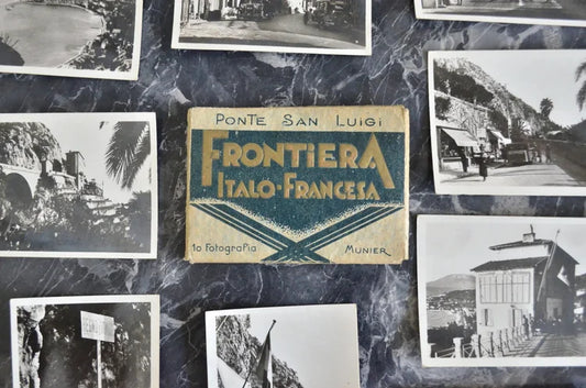 Lotto Foto Confine Italia Francia Anni '30