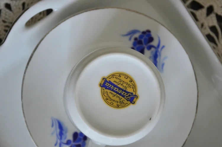 Set 2 Tazzine + Zuccheriera + Vassoio