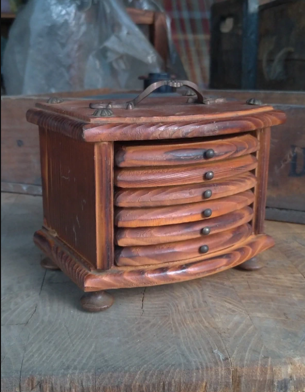 Set Sottobicchieri Vintage in Legno