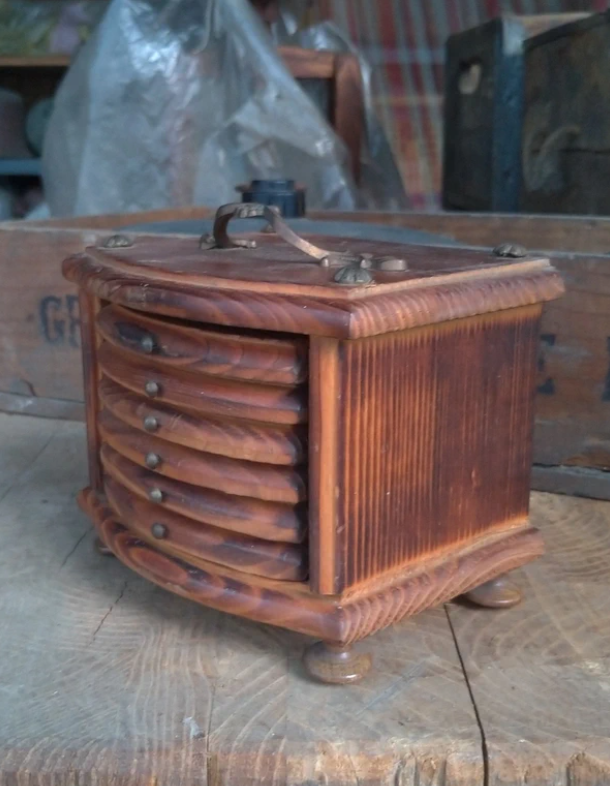 Set Sottobicchieri Vintage in Legno
