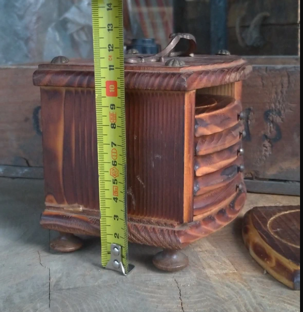 Set Sottobicchieri Vintage in Legno