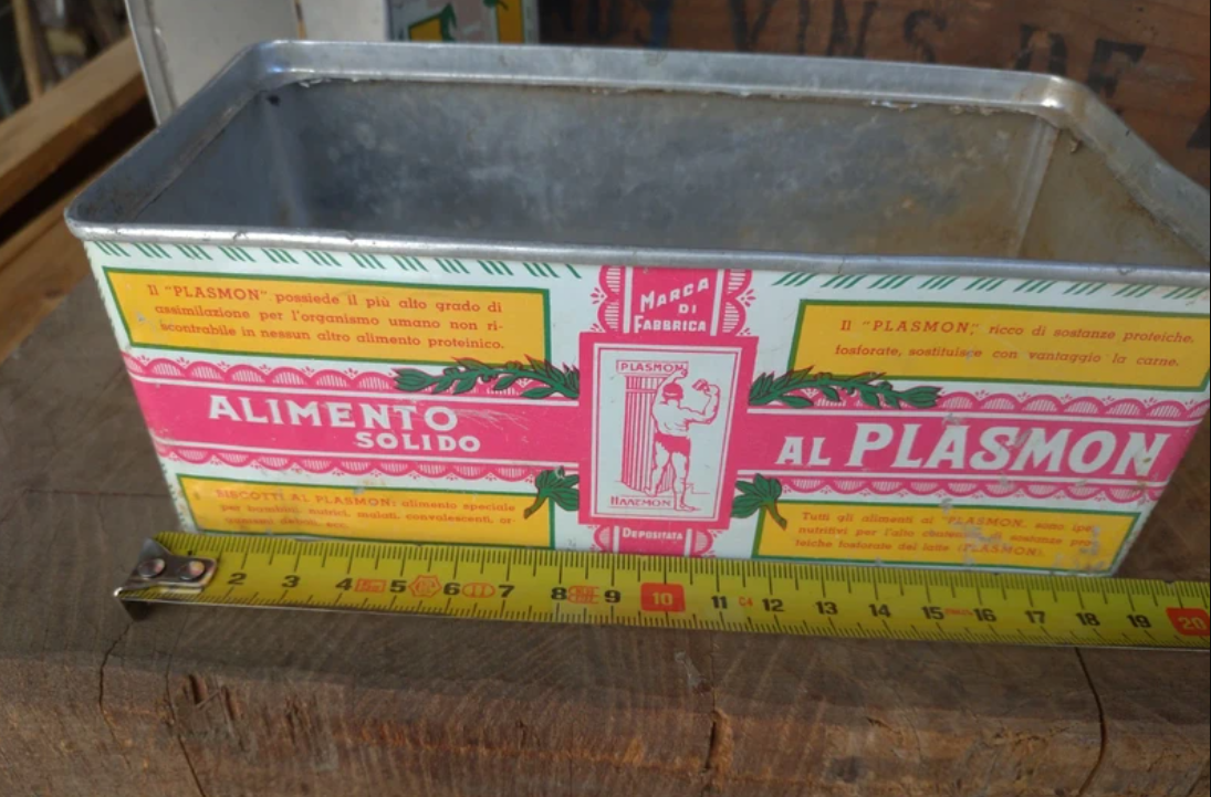 Scatole in latta BISCOTTI PLASMON Vintage